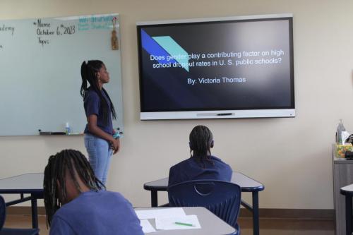 student presentation