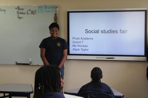 student presentation